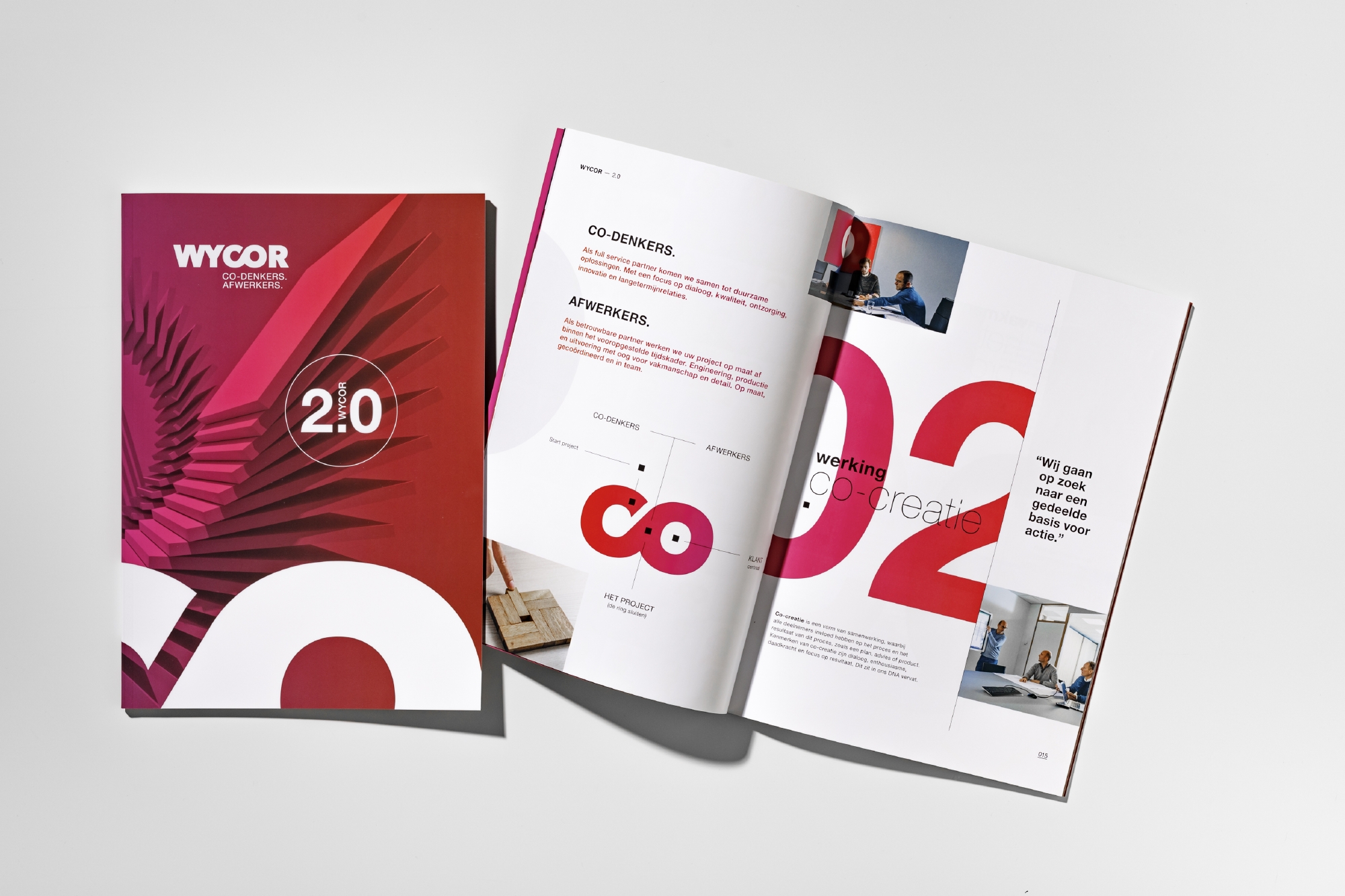 Wycor een nieuwe corporate brochure door B2Build Communicatiebureau 